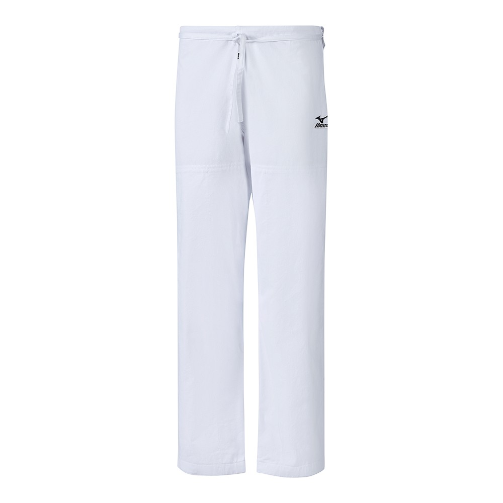 Mizuno Women's Judo Pants Shiai White - YKBZJLF-39